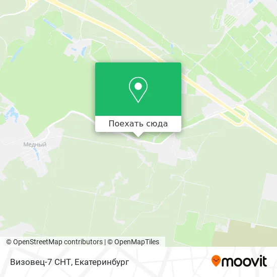 Карта Визовец-7 СНТ