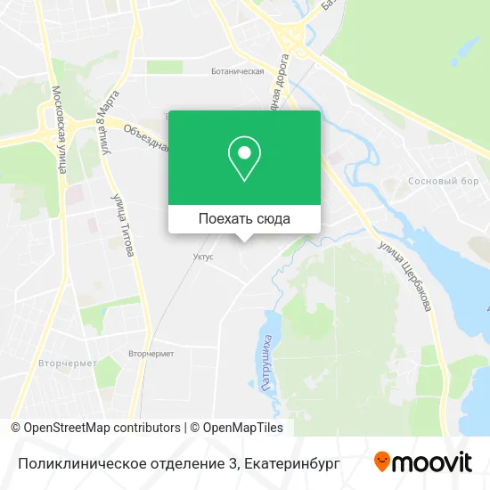 Карта Поликлиническое отделение 3