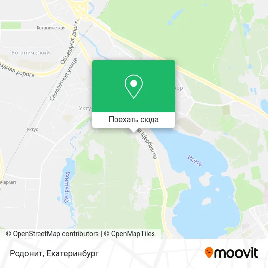 Карта Родонит