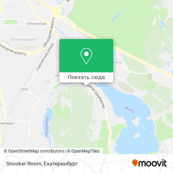 Карта Snooker Room