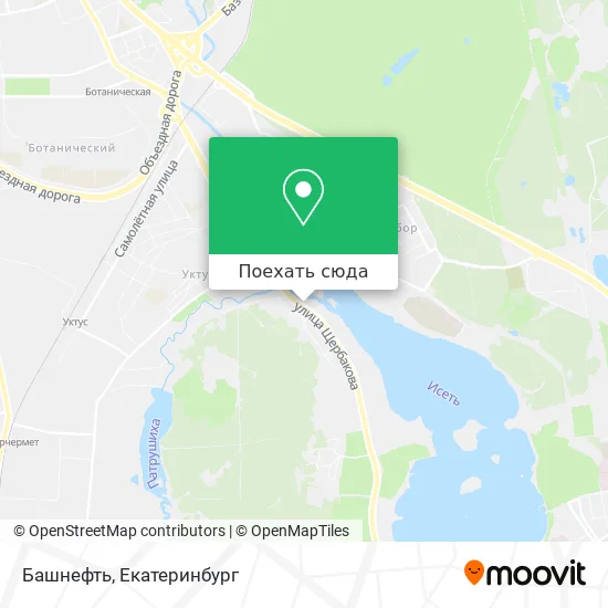 Карта Башнефть