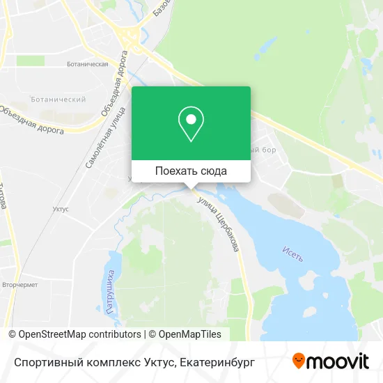 Карта Спортивный комплекс Уктус