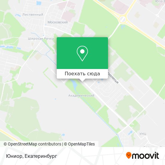 Карта Юниор