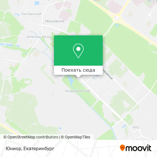 Карта Юниор