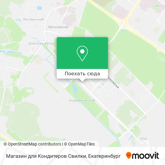 Карта Магазин для Кондитеров Свилки