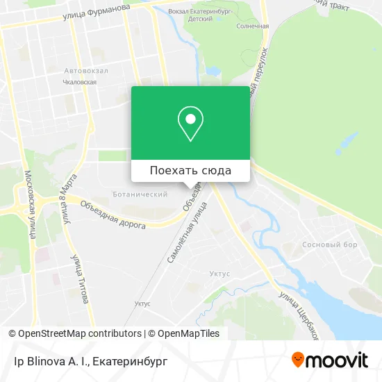 Карта Ip Blinova A. I.