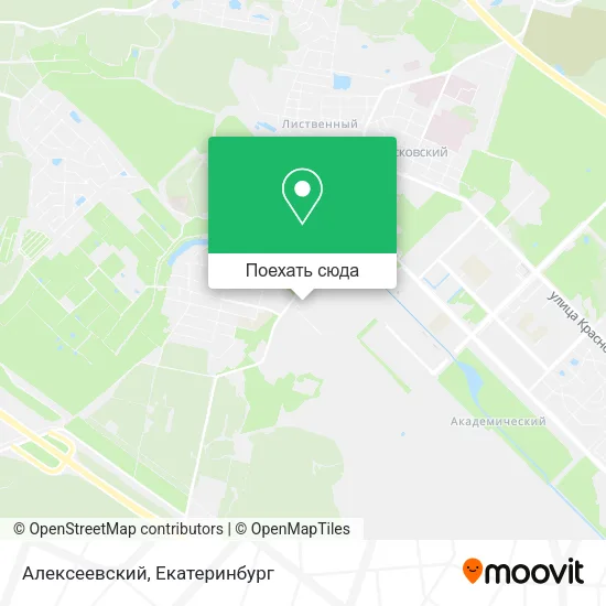 Карта Алексеевский