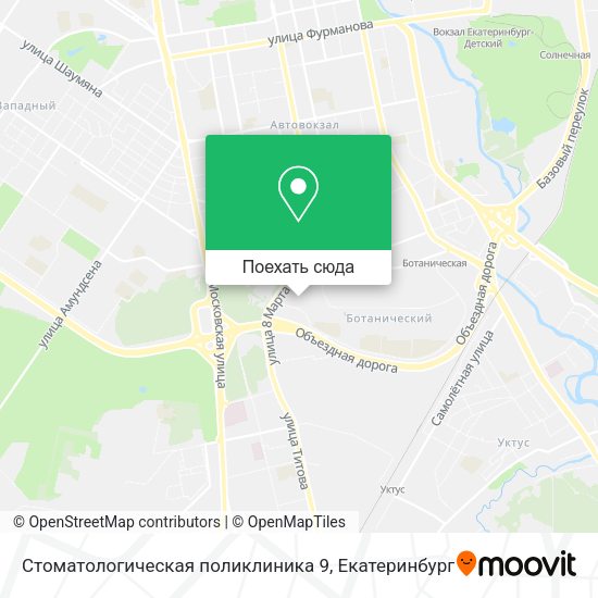 Карта Стоматологическая поликлиника 9