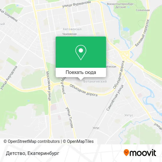 Карта Детство