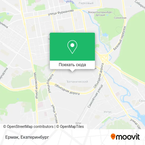 Карта Ермак
