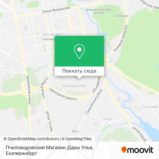 Карта Пчеловодческий Магазин Дары Улья