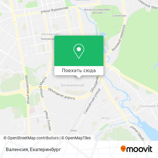Карта Валенсия