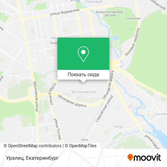 Карта Уралец