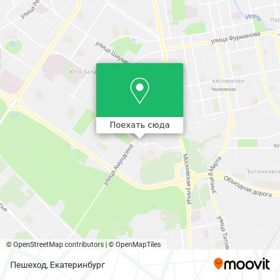 Карта Пешеход