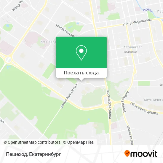 Карта Пешеход
