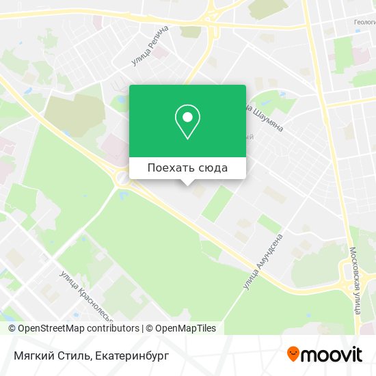 Карта Мягкий Стиль