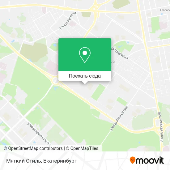 Карта Мягкий Стиль