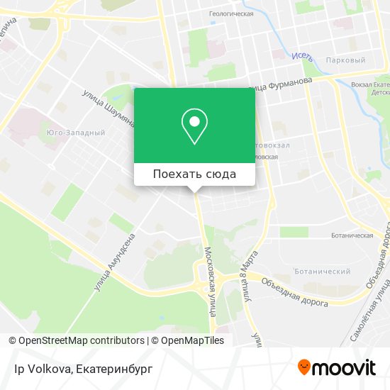 Карта Ip Volkova