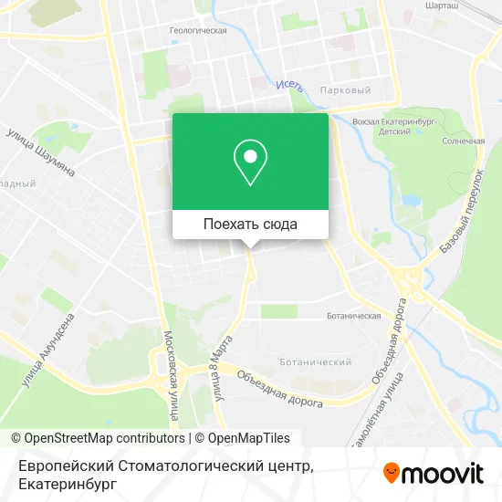 Карта Европейский Стоматологический центр