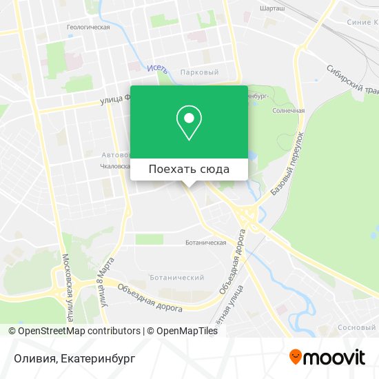 Карта Оливия