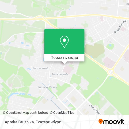 Карта Apteka Brusnika
