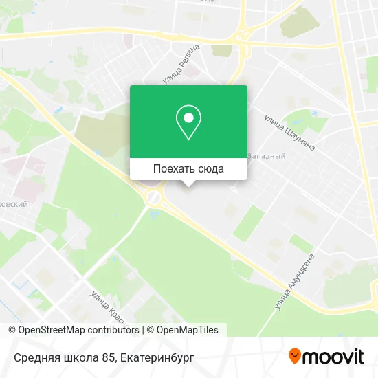 Карта Средняя школа 85