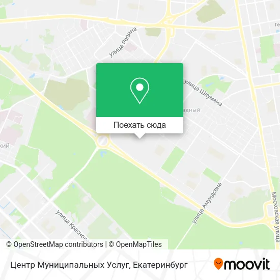 Карта Центр Муниципальных Услуг