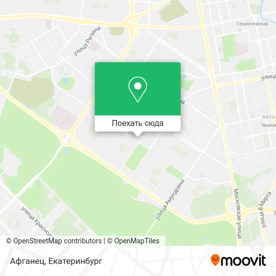 Карта Афганец