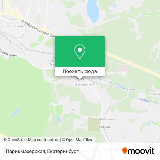 Карта Парикмахерская