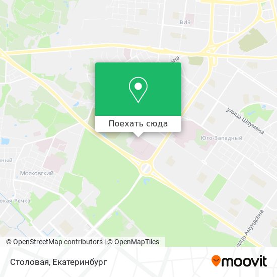 Карта Столовая