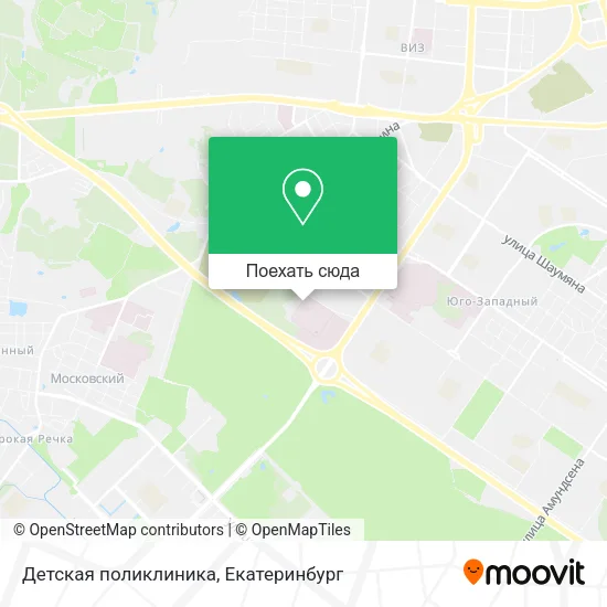 Карта Детская поликлиника