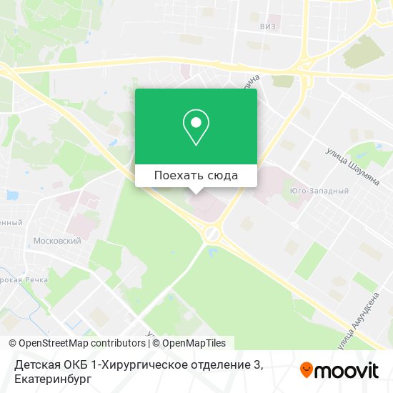 Карта Детская ОКБ 1-Хирургическое отделение 3