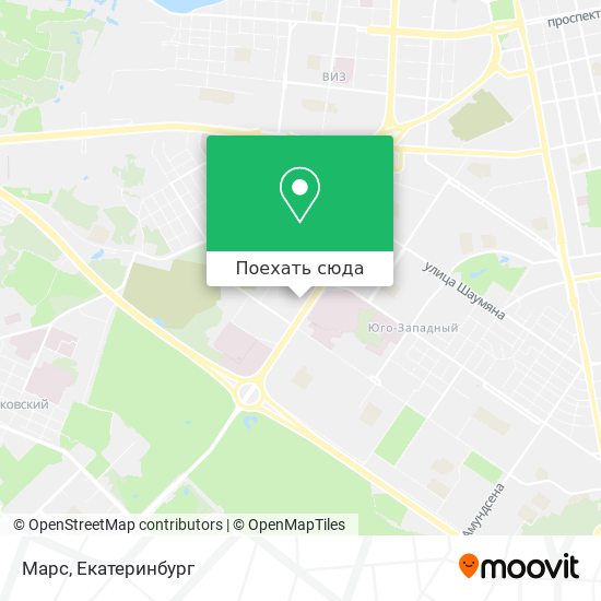Карта Марс