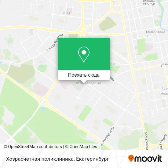 Карта Хозрасчетная поликлиника