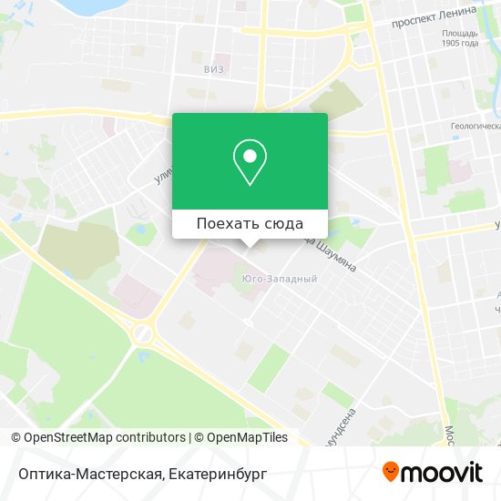 Карта Оптика-Мастерская