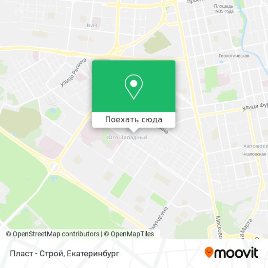 Карта Пласт - Строй