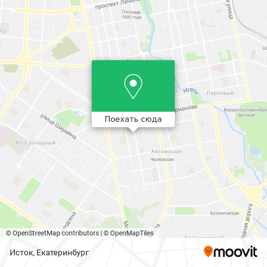 Карта Исток