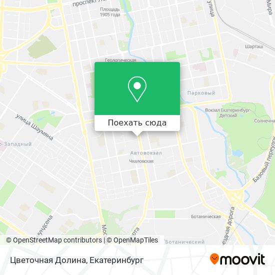 Карта Цветочная Долина