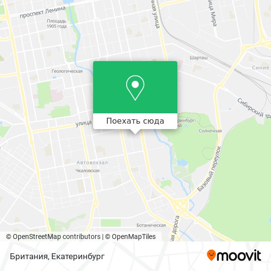 Карта Британия