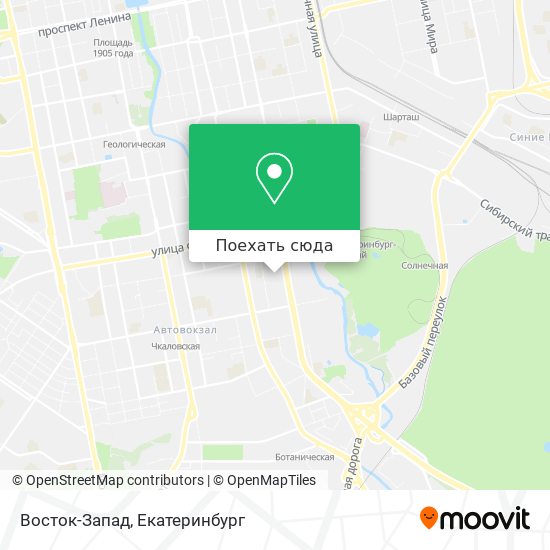Карта Восток-Запад