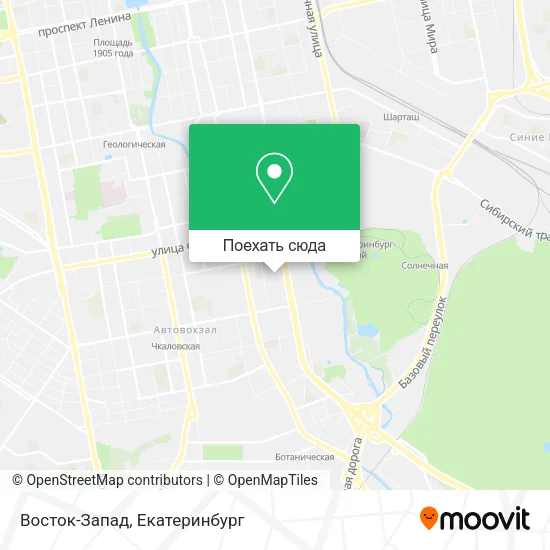 Карта Восток-Запад