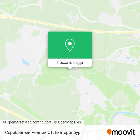 Карта Серебряный Родник СТ