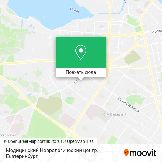 Карта Медицинский Неврологический центр