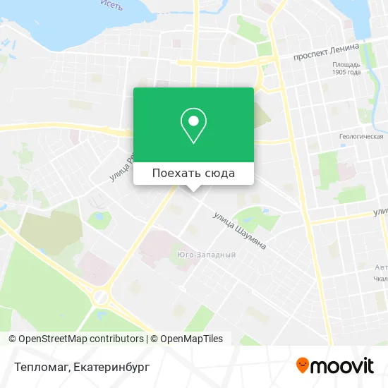 Карта Тепломаг