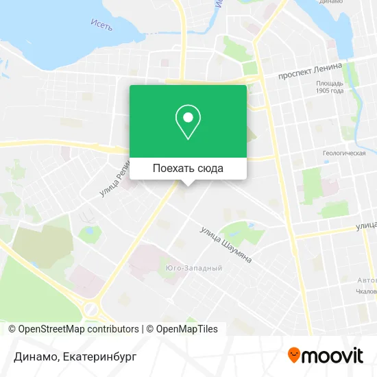 Карта Динамо