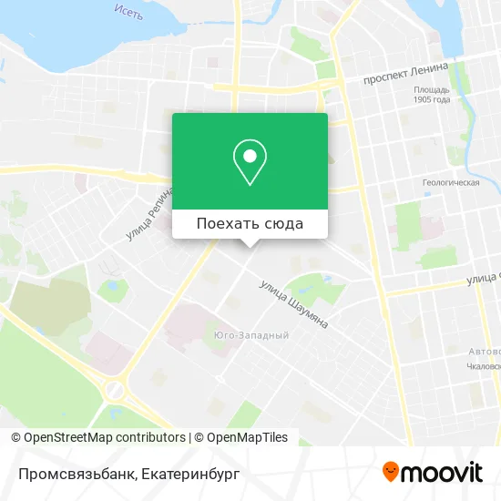 Карта Промсвязьбанк