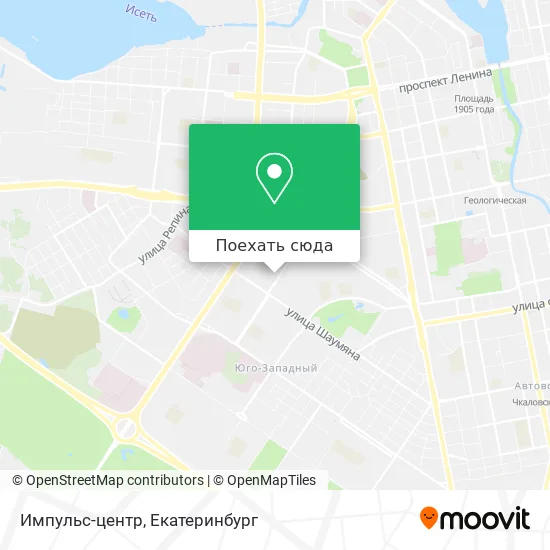 Карта Импульс-центр