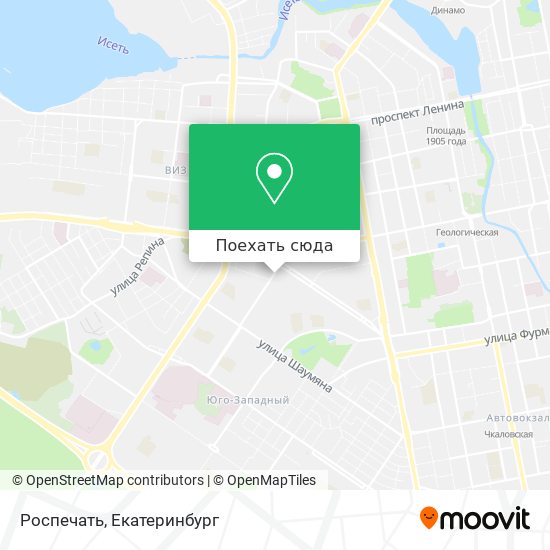 Карта Роспечать