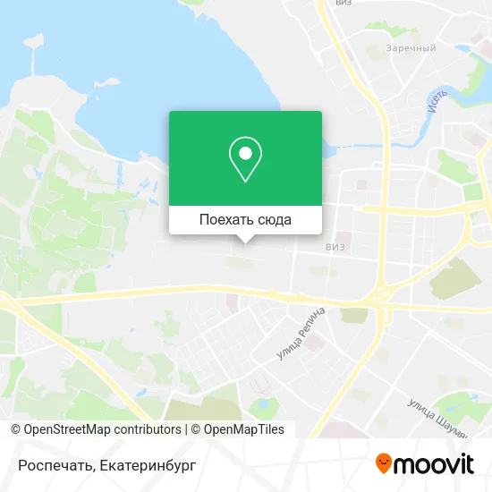 Карта Роспечать