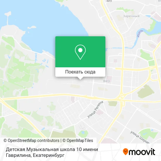 Карта Детская Музыкальная школа 10 имени Гаврилина